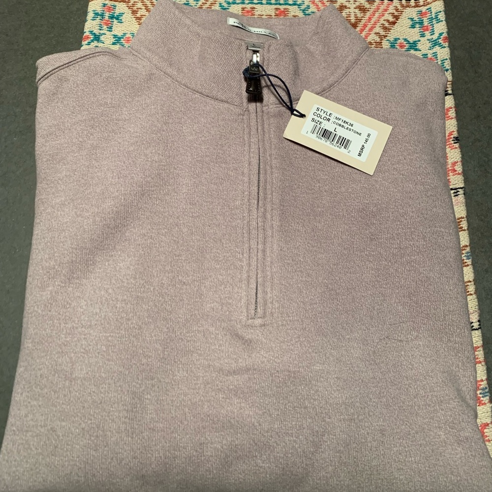 Peter Millar Quarter Zip -Mens Large